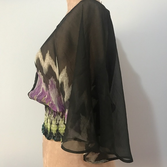 American Rag Crop Top Blouse - Picture 3 of 5